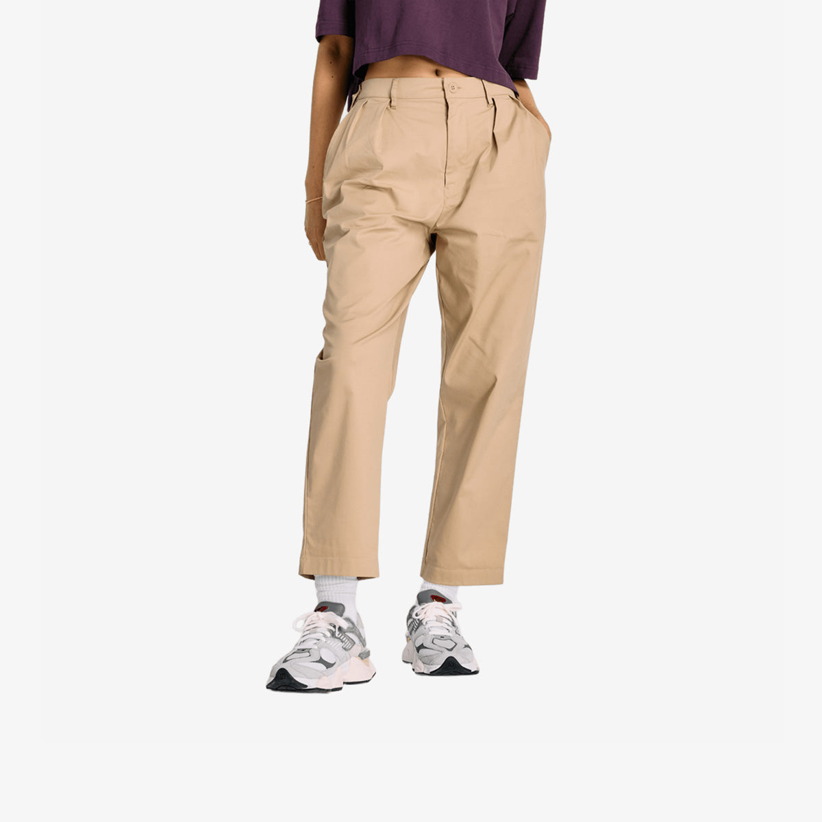 Women's Boylston Twill Tapered Pant 'Beige'